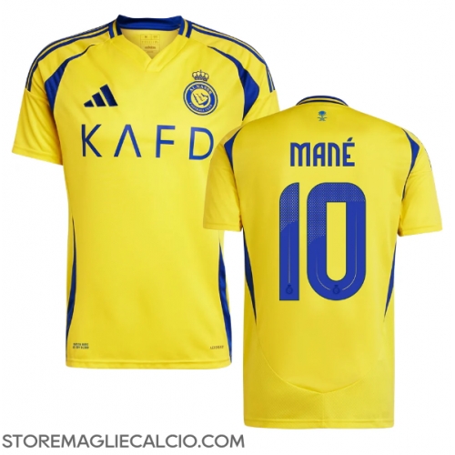 Al-Nassr Sadio Mane #10 Maglia Gara Casa Repliche 2024-25 Maniche Corte Al-Nassr Sadio Mane #10 Maglia Gara Casa Repliche 2024-25 Maniche Corte